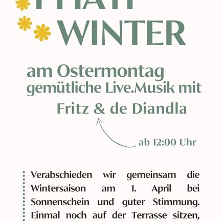 'Pfiati Winter' - End of season party