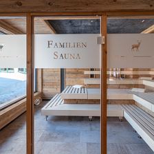 Familien-Sauna im Hotel Jagdschlössl