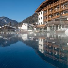 Hotel Jagdschlössl - Blick vom Infinity-Pool