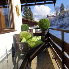 Balkon Zeit - Winter