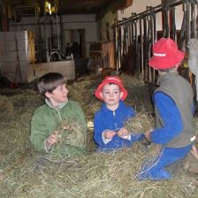 Kinder am Bauernhof