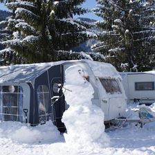 Schnee Juchee, Camping Stellplätze