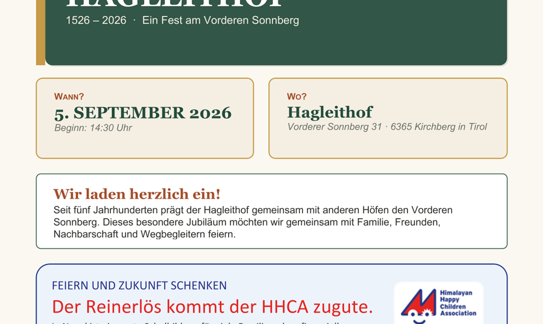 500 Jahr Hagleithof