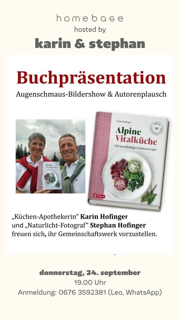 Alpine Vitalküche Karin Hofinger homebase