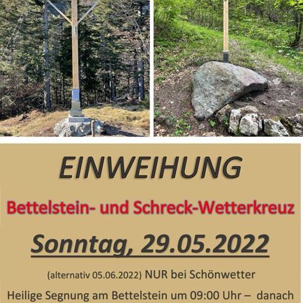 Blessing of the summit crosses at  Bettelstein & Schreck