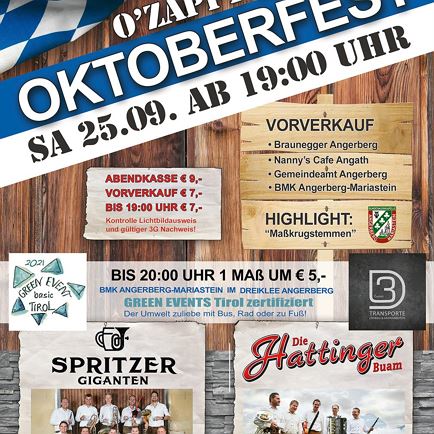 Oktoberfest Angerberg