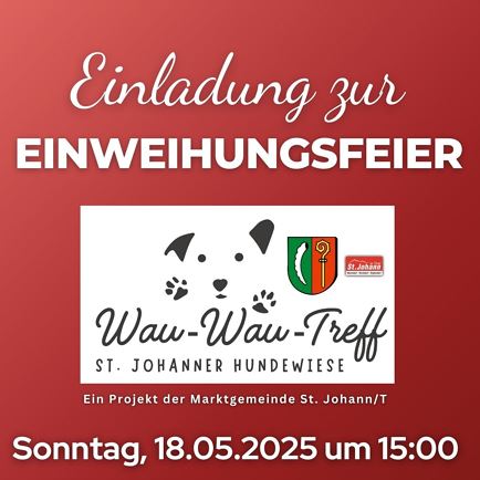 Inauguration ceremony of the Wau-Wau-Treff