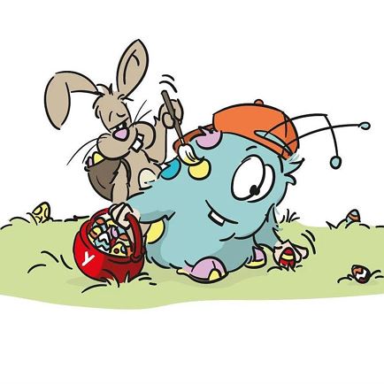 Yappy's Easter fun