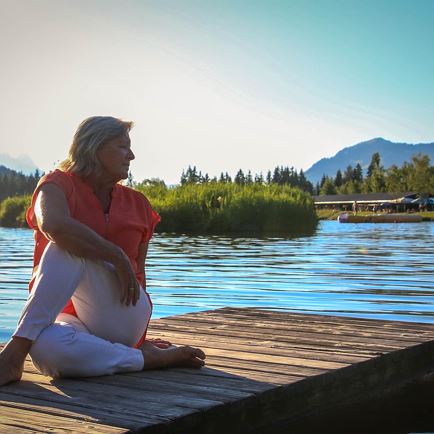 Yoga at the Lauchsee