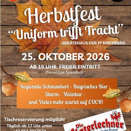 Herbstfest 2025 'Uniform trifft Tracht'