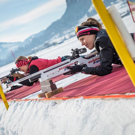 Try your skills as a Biathlete