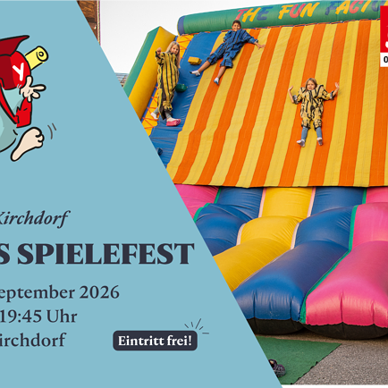 Yappy’s Games Festival bij het openluchtconcert in Kirchdorf