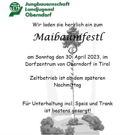 Maibaumfest'l der Landjugend Oberndorf