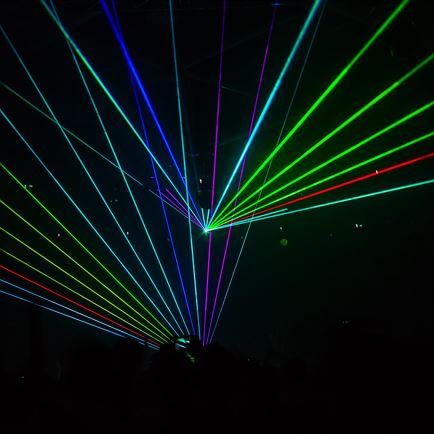 Neujahrs-Laser-Show in Kirchberg