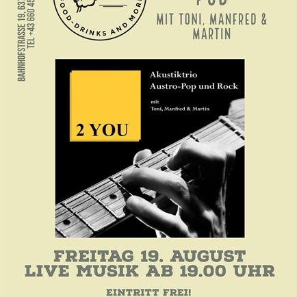 2 YOU - Livemusik im Pub