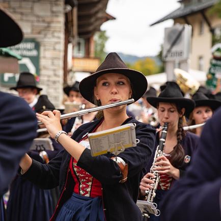 Rondreis van de muziekband St. Johann in Tirol