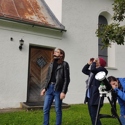 Solar eclipse guided tour on the Hohe Salve