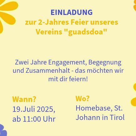 2 Jahres Feier des Vereins 'guadsdoa'