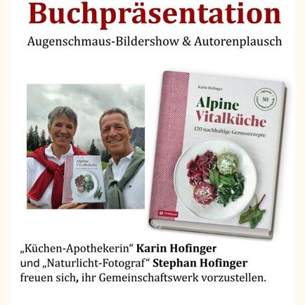 Buchpräsentation: Alpine Vitalküche mit Karin Hofinger