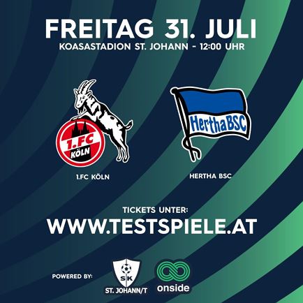 Fußballspiel: 1. FC Köln : Hertha BSC