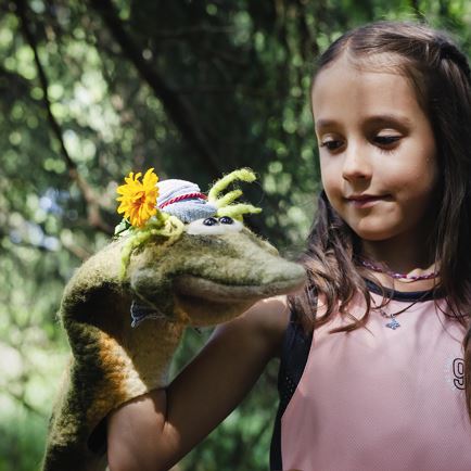 Familien- und Kinderprogramm 'Unser Held Stoffl Strudlwurm'