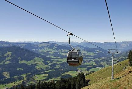 Kabelbaanwandeling in het hart van de Kitzbüheler Alpen