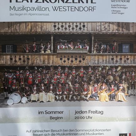Pleinconcert in Westendorf