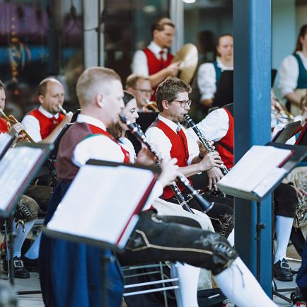 Concert of  the  Wörgl brass band