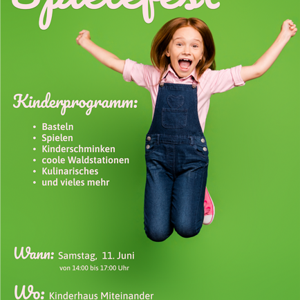 Play Festial at the Kinderhaus Miteinander