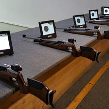 Luftgewehr-Schießen