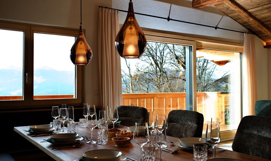 Chalet Essbereich @Oberschernthann