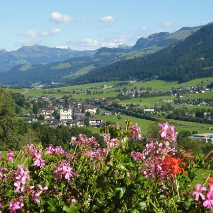 Blick vom Balkon auf Brixen