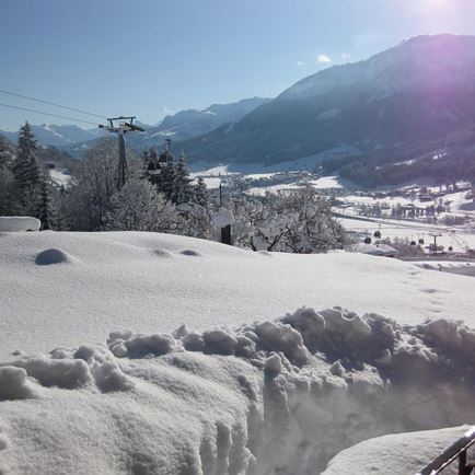 Ein Wintermärchen mit Blick auf Brixen