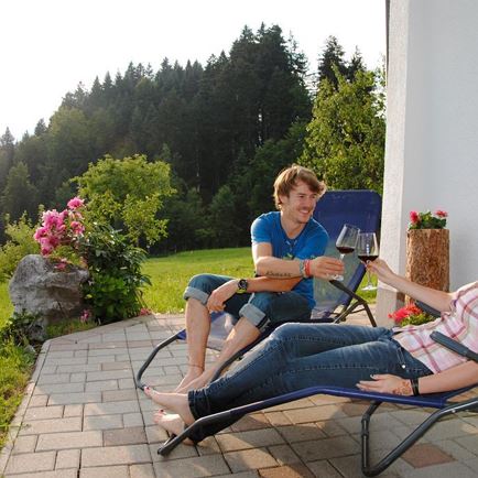 Relaxen auf der Terrasse