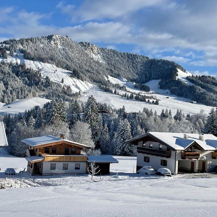 Apartment Hansenhof im Winter