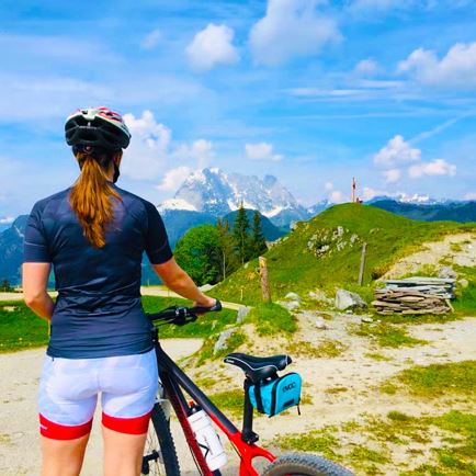 Mountainbiken in den Bergen