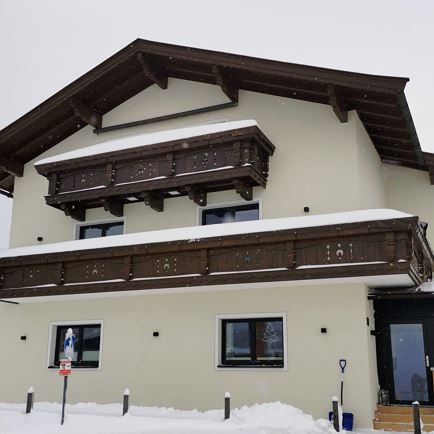 Haus im Winter