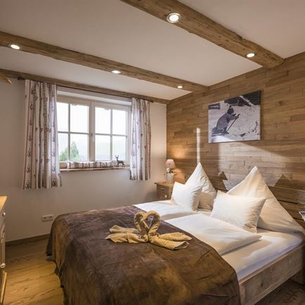 Chalet Alpenblick Schlafzimmer1