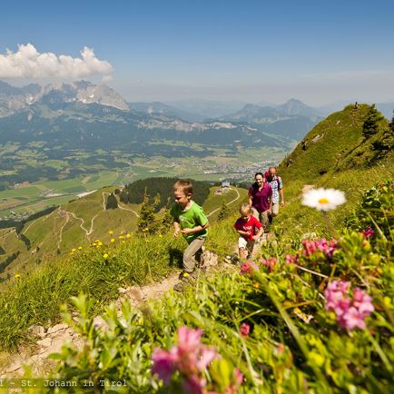 Hiking luck in the Kitzbuehel Alps