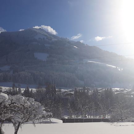 Winter Aussicht zur Choralpe