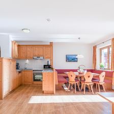Apartment 1, Küche und Essbereich