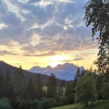 Wilder Kaiser Sonnenuntergang klein
