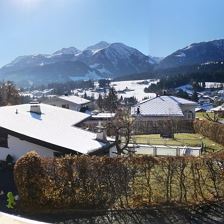 Blick auf die Bergwelt