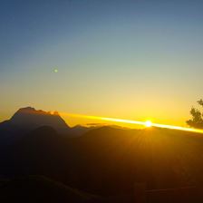 Sonnenuntergang Herbst