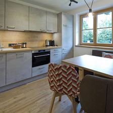 Küche und Essbereich 4-Personen Appartement