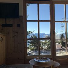 Chalet Julia Stube mit Ausblick