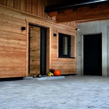 Chalet Eingang @Oberschernthann
