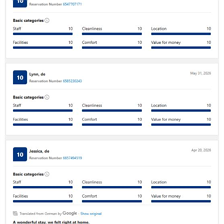 Reviews booking 2