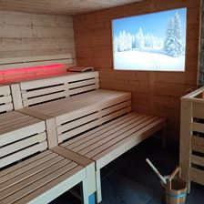 Sauna(c) Alpenchalets Oberlaiming_Foto B.Faistenau