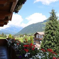 Aussicht auf die Berge